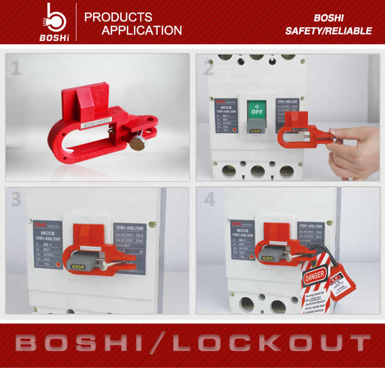 Large Type Circuit Breaker Lockout BD-D16(D16L) - China Boshi Safety ...