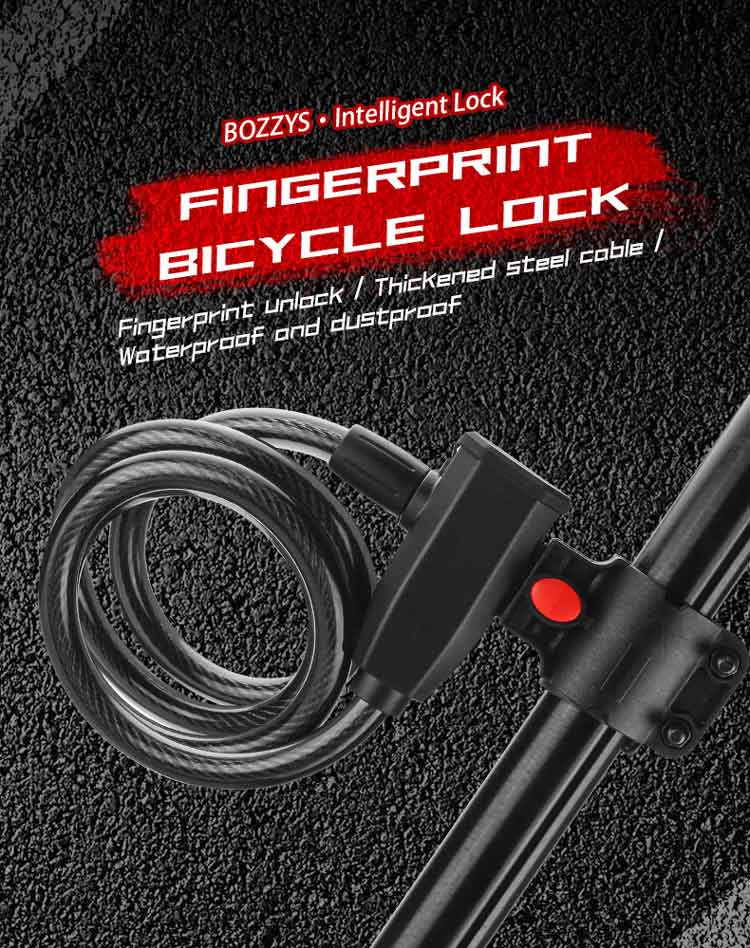 Fingerprint Bicycle Lock P7 1