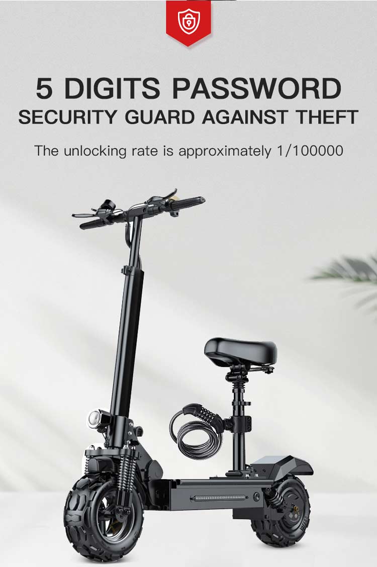 5 DIGITS PASSWORD BICYCLE LOCK 2