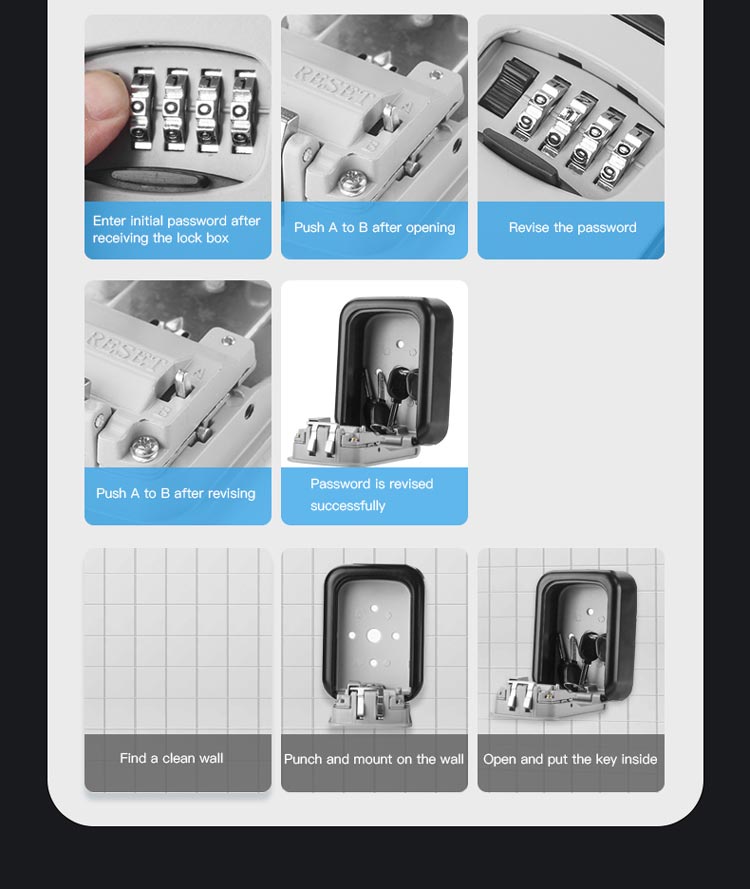 Multi function Password Key box 13